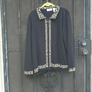 Zip down cardigan with embellishments